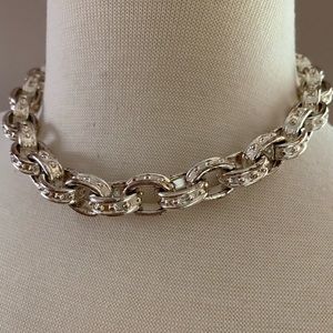Link silver necklace 16”